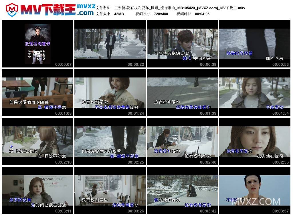 王宏健-没有权利爱你_国语_流行歌曲_MB105420